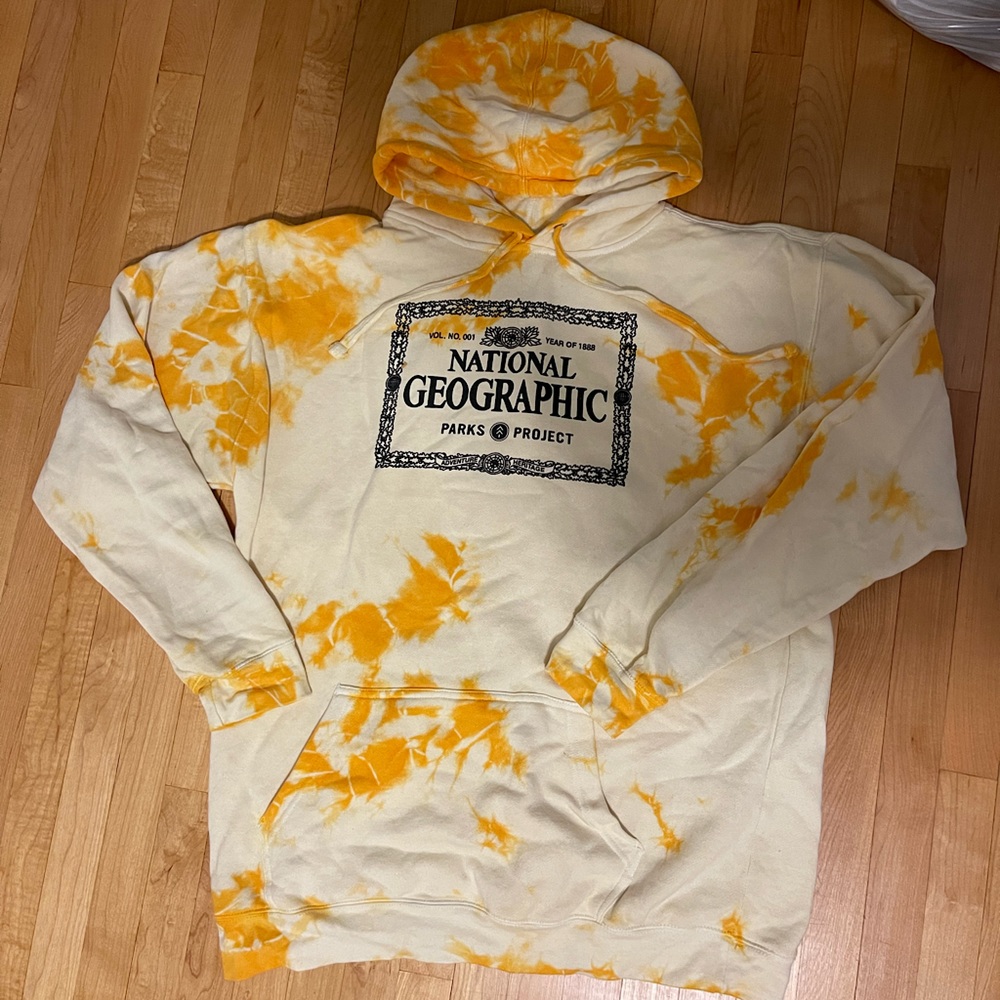 National Geographic Tye-Dye Sweatshirt